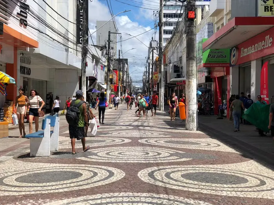 Centro — Calçadão e comércio, Aracaju/SE